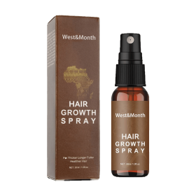 West&Month Intensive Hair Essence Spray Hair Root Growth Anti-Shapely Hair Strengthening Scalp Massage Essence